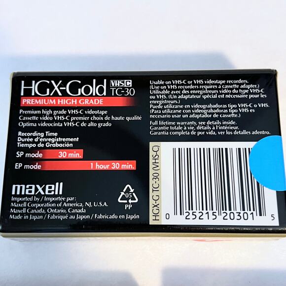 Vintage Recordable Blank Audio/Video Cassette Tapes Bundle - Picture 4 of 6